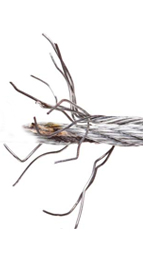 frayed cable